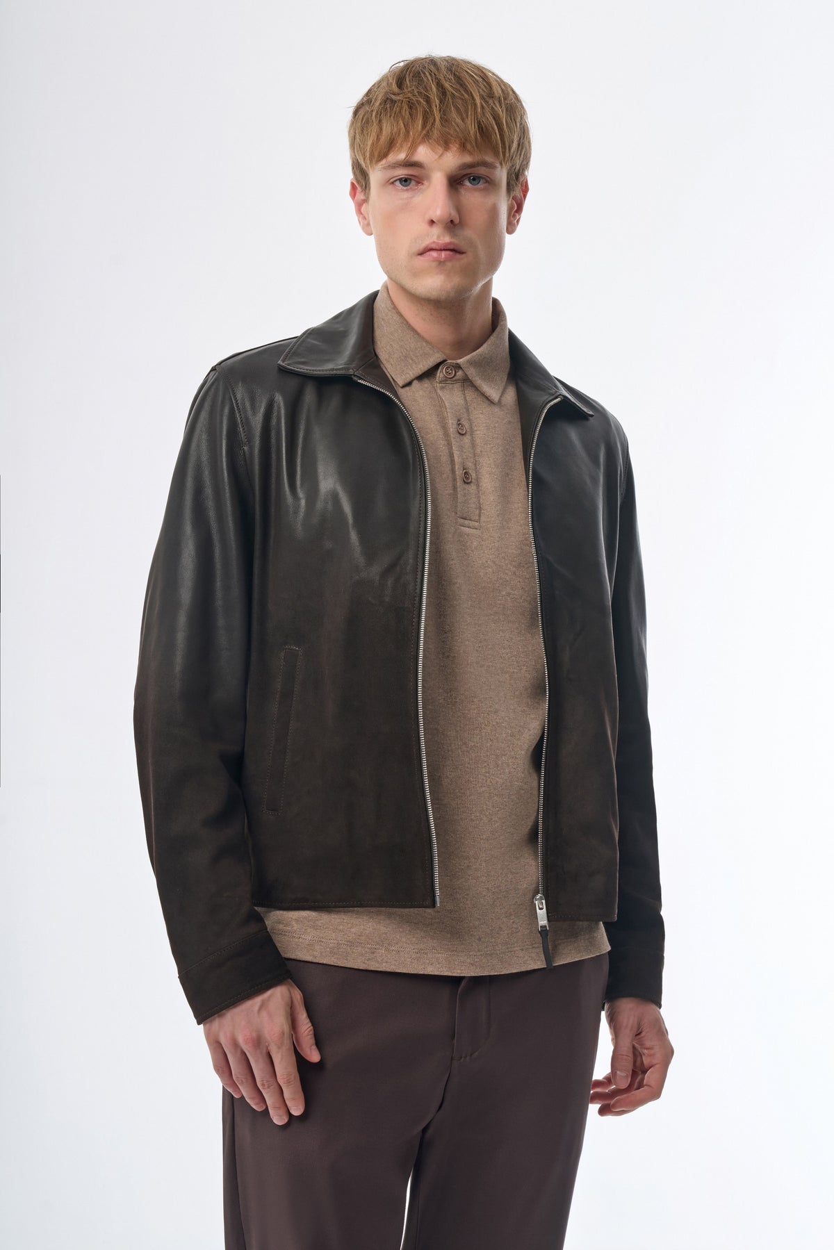 Megusta Degradé Suede Leather Jacket
