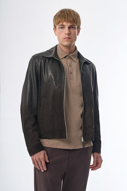 Megusta Degradé Suede Leather Jacket