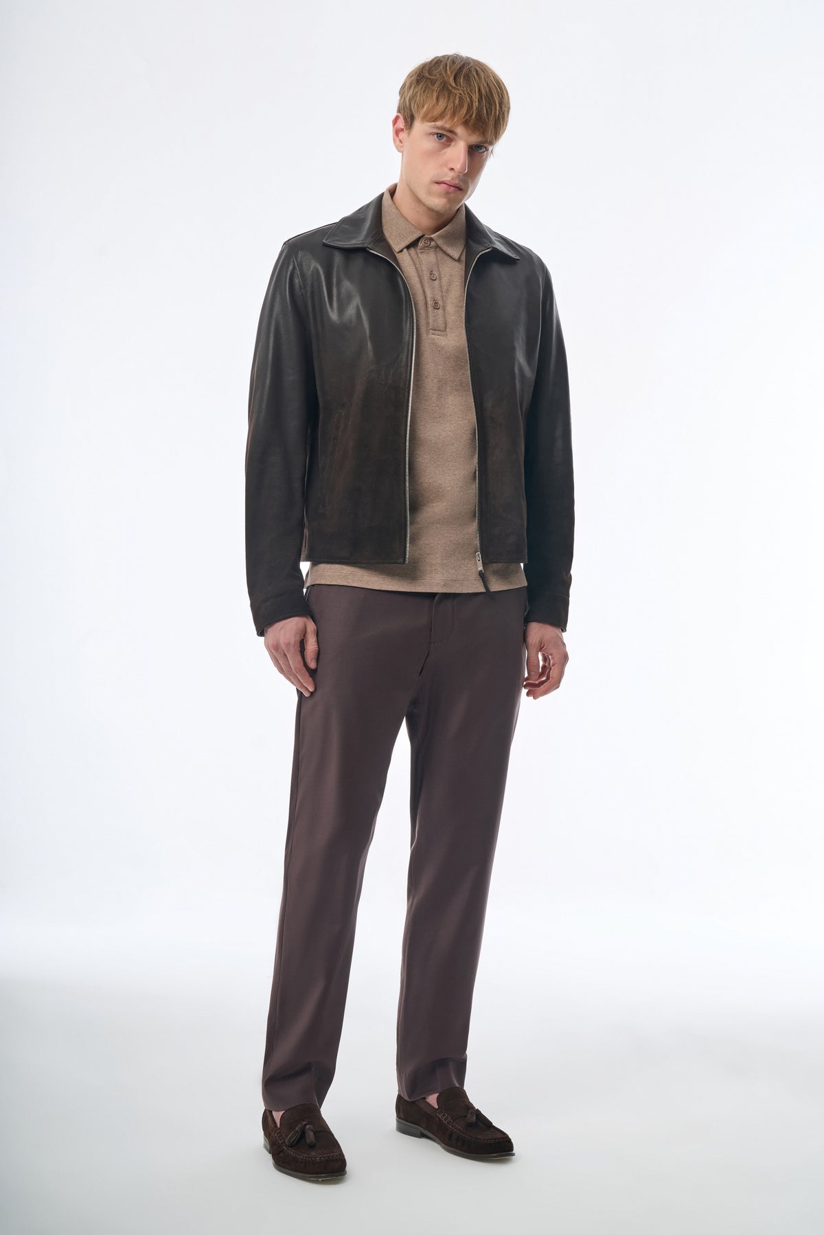 Megusta Degradé Suede Leather Jacket
