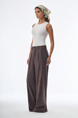 Megusta High Waisted Tropical Wool Trousers