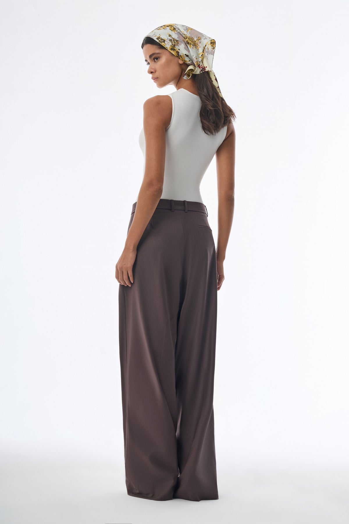 Megusta High Waisted Tropical Wool Trousers