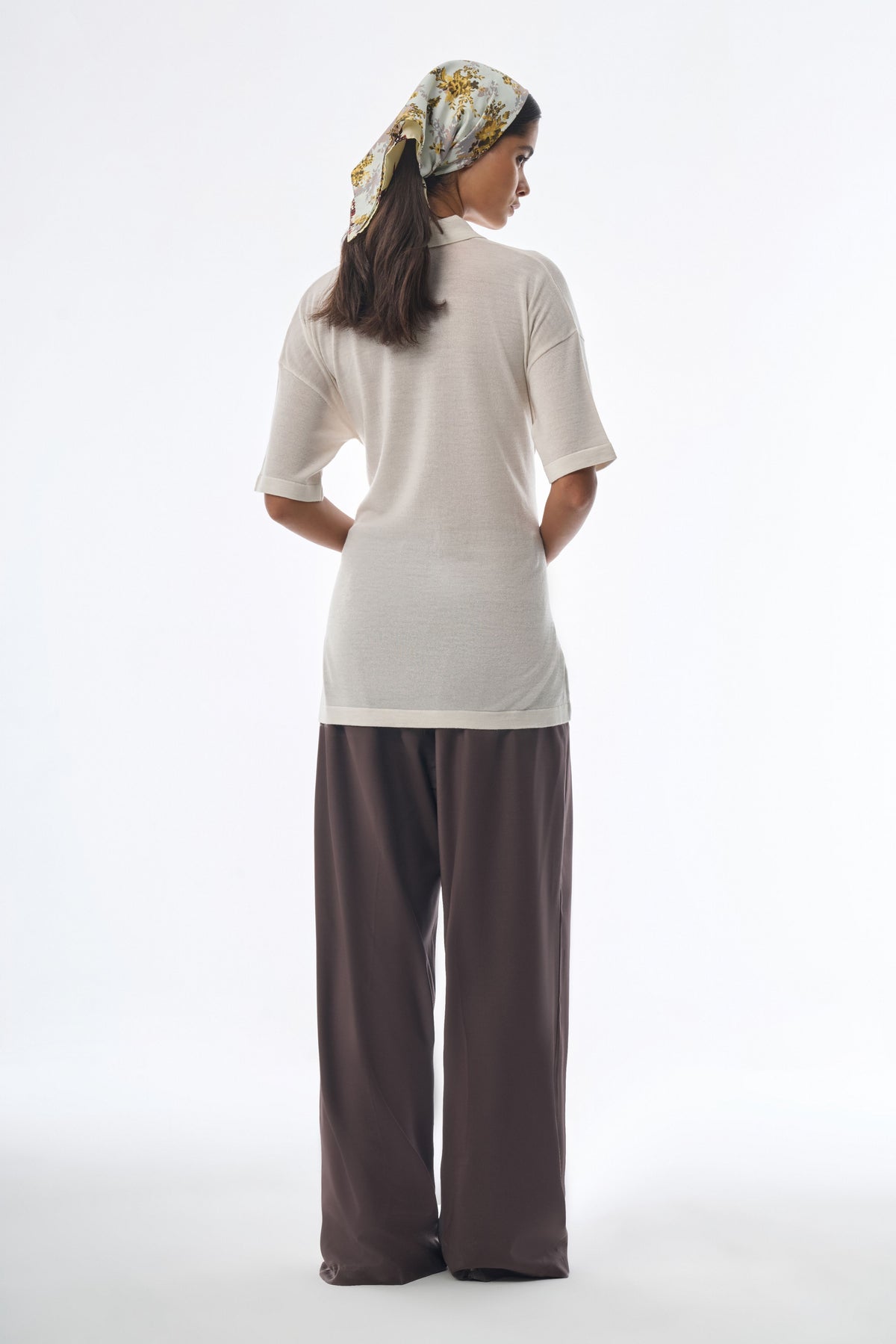 Oversized Sleeved Polo Merino Wool
