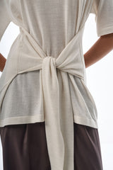Oversized Sleeved Polo Merino Wool