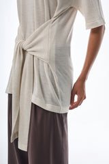 Oversized Sleeved Polo Merino Wool