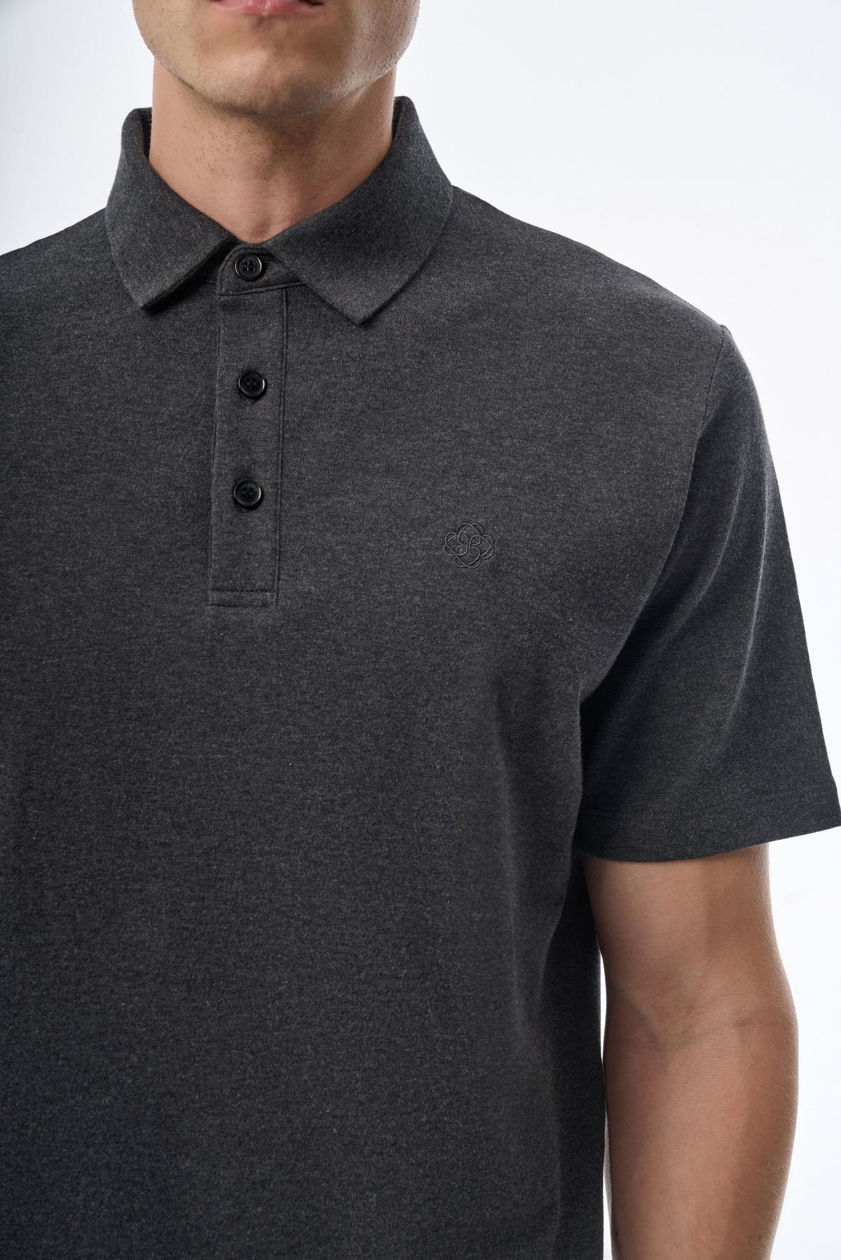 Megusta Wool Melange Fine Piquet Polo