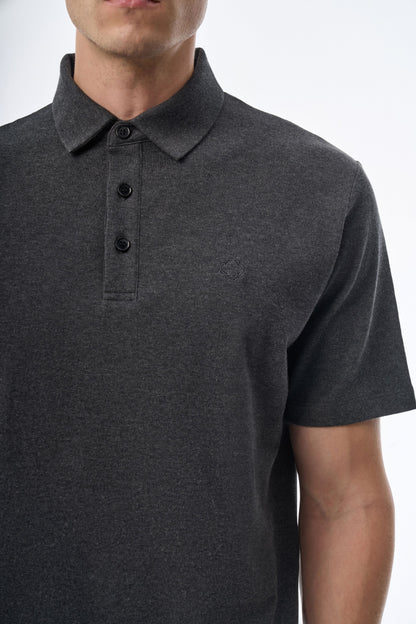 Megusta Wool Melange Fine Piquet Polo