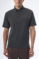 Megusta Wool Melange Fine Piquet Polo