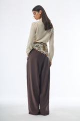 Megusta Oversized Cashmere Wool Polo Knit