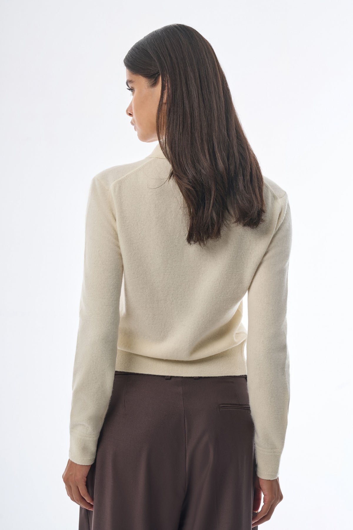 Megusta Oversized Cashmere Wool Polo Knit