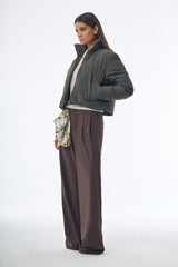 Megusta Water Repellent Crop Down Jacket