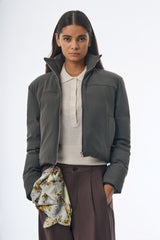 Megusta Water Repellent Crop Down Jacket