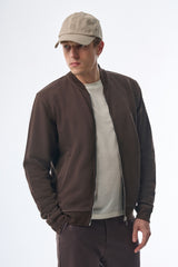 Megusta Cashmere Blend Terry Logo Zipped Sweatshirt