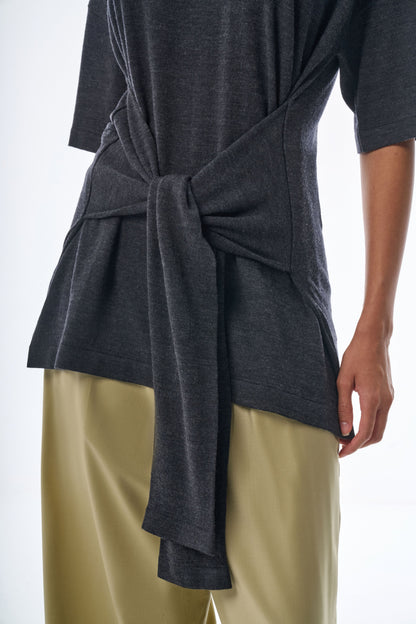 Oversized Sleeved Polo Merino Wool