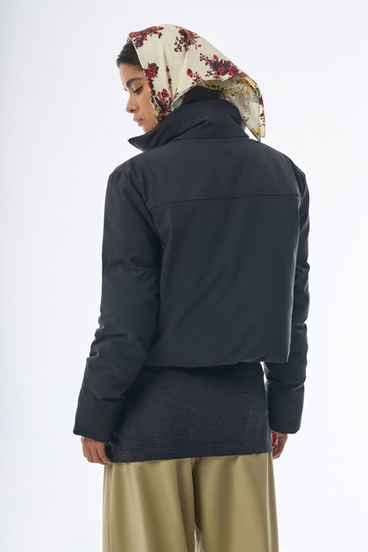 Megusta Water Repellent Crop Down Jacket