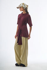 Oversized Sleeved Polo Merino Wool