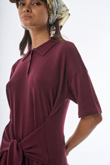 Oversized Sleeved Polo Merino Wool