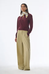 Megusta High Waisted Tropical Wool Trousers