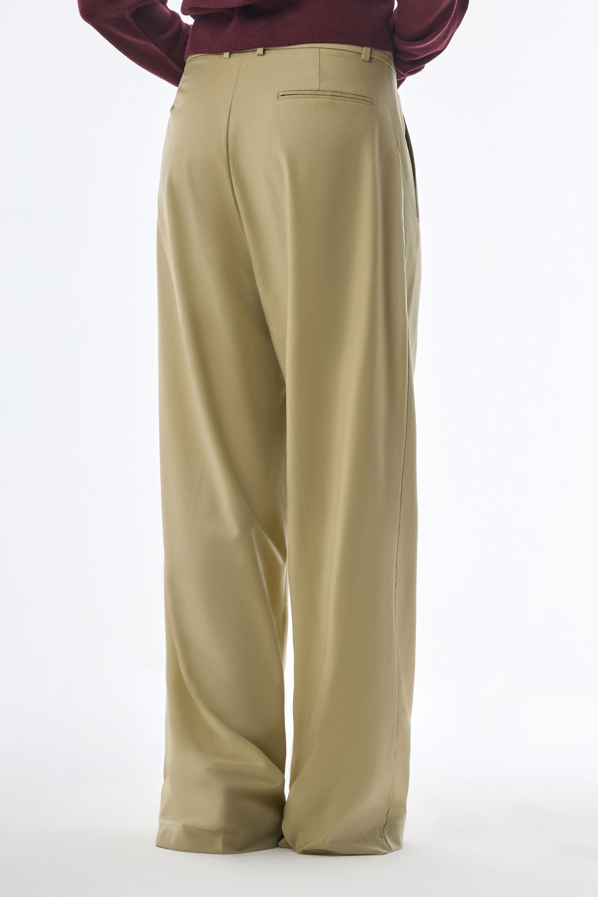 Megusta High Waisted Tropical Wool Trousers