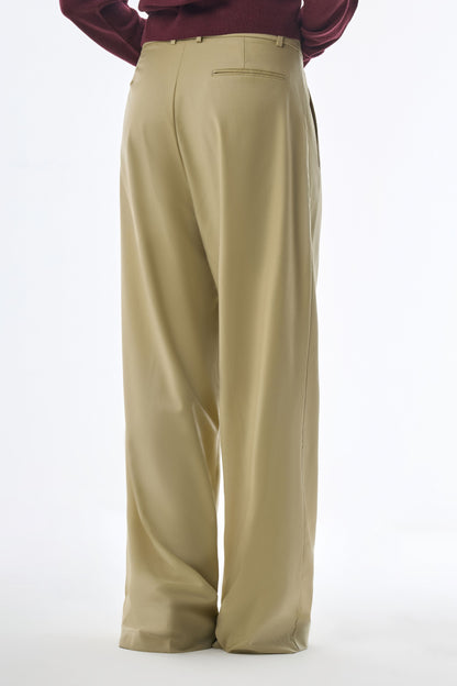 Megusta High Waisted Tropical Wool Trousers