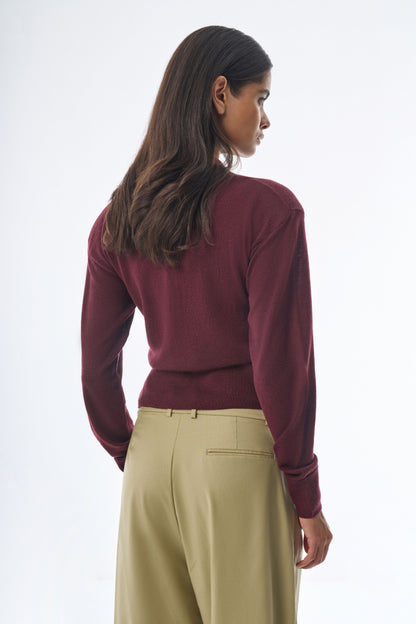 Megusta Padded Knit Longsleeve Polo