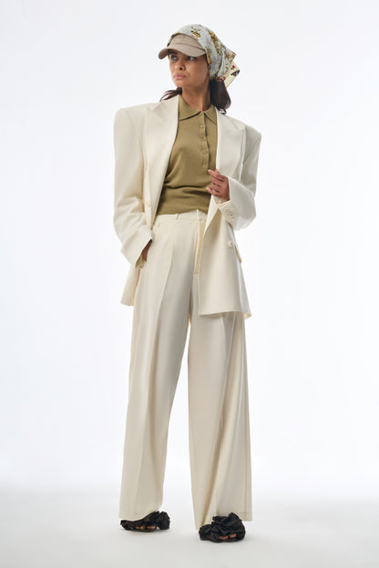 Megusta Oversized Wool Double Breasted Blazer