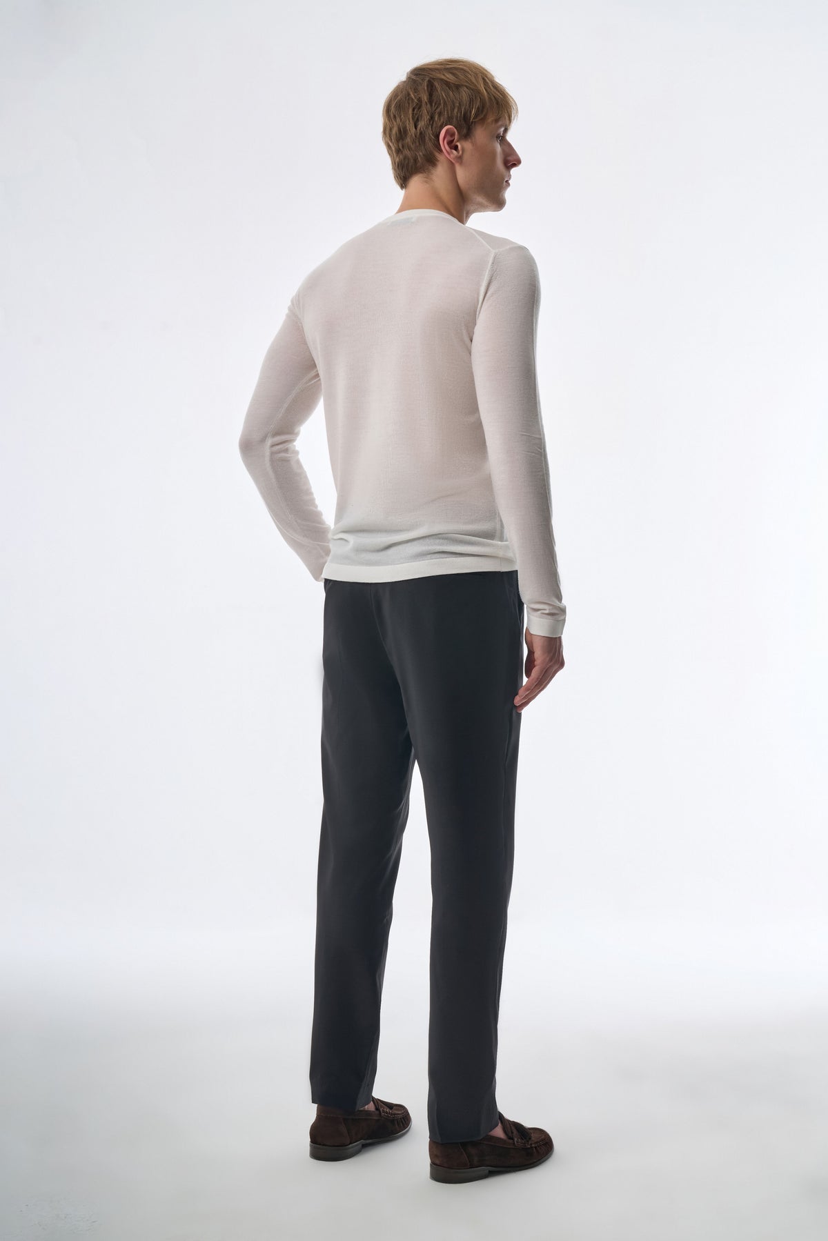 Megusta Knitted Cashmere T-Shirt Longsleeve