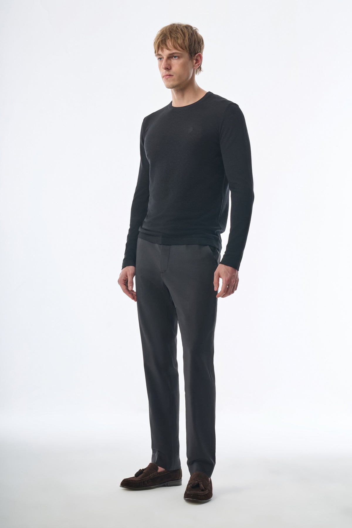 Megusta Knitted Cashmere T-Shirt Longsleeve