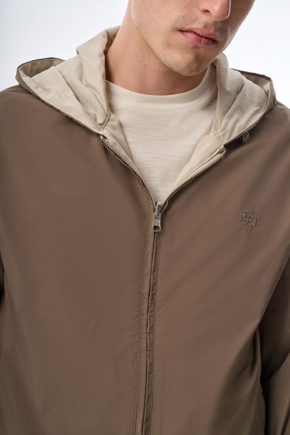 Megusta Reversable Hooded Mercerised Cotton Jacket