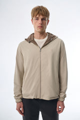 Megusta Reversable Hooded Mercerised Cotton Jacket