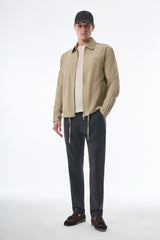 Megusta Wool Logo Detailed Zipped Jacket