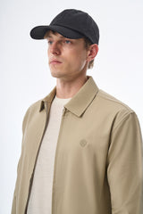 Megusta Wool Logo Detailed Zipped Jacket