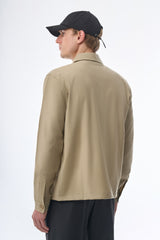 Megusta Wool Logo Detailed Zipped Jacket