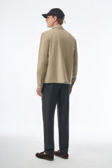 Megusta Wool Logo Detailed Zipped Jacket