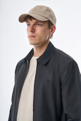 Megusta Wool Logo Detailed Zipped Jacket