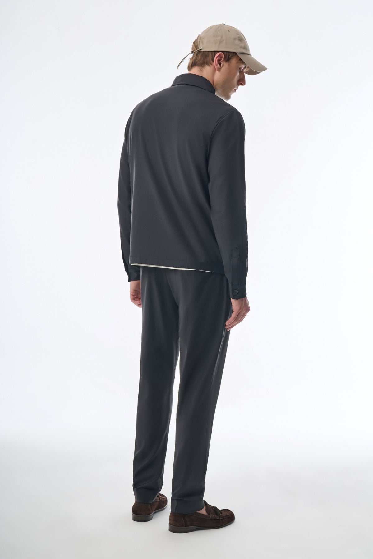 Megusta Wool Logo Detailed Zipped Jacket