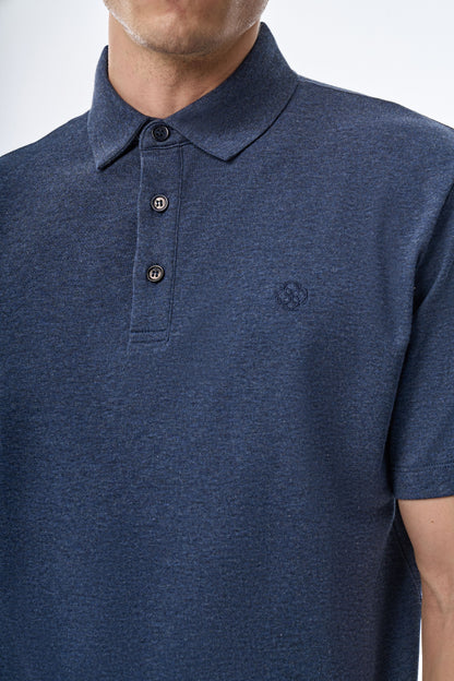 Megusta Wool Melange Fine Piquet Polo