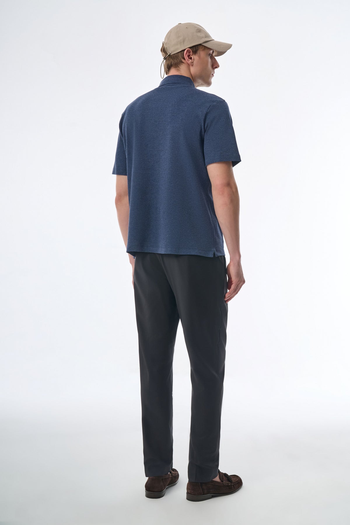 Megusta Wool Melange Fine Piquet Polo
