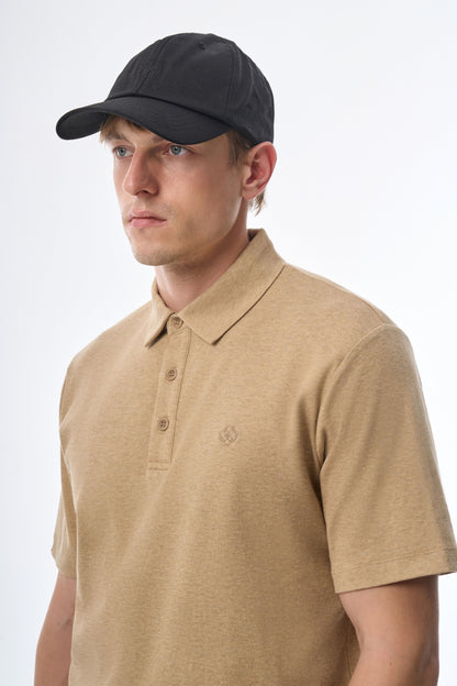 Megusta Wool Melange Fine Piquet Polo