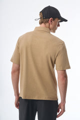 Megusta Wool Melange Fine Piquet Polo