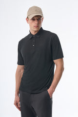 Megusta Wool Melange Fine Piquet Polo