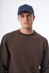 Megusta Cashmere Blend Terry Logo Crewneck Sweater