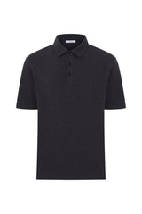 Megusta Wool Melange Fine Piquet Polo