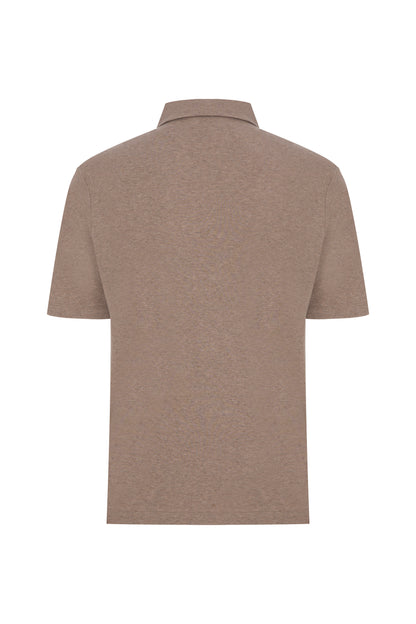 Megusta Wool Melange Fine Piquet Polo