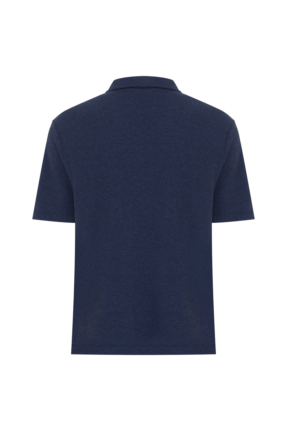 Megusta Wool Melange Fine Piquet Zip-up Polo