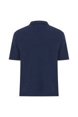 Megusta Wool Melange Fine Piquet Zip-up Polo