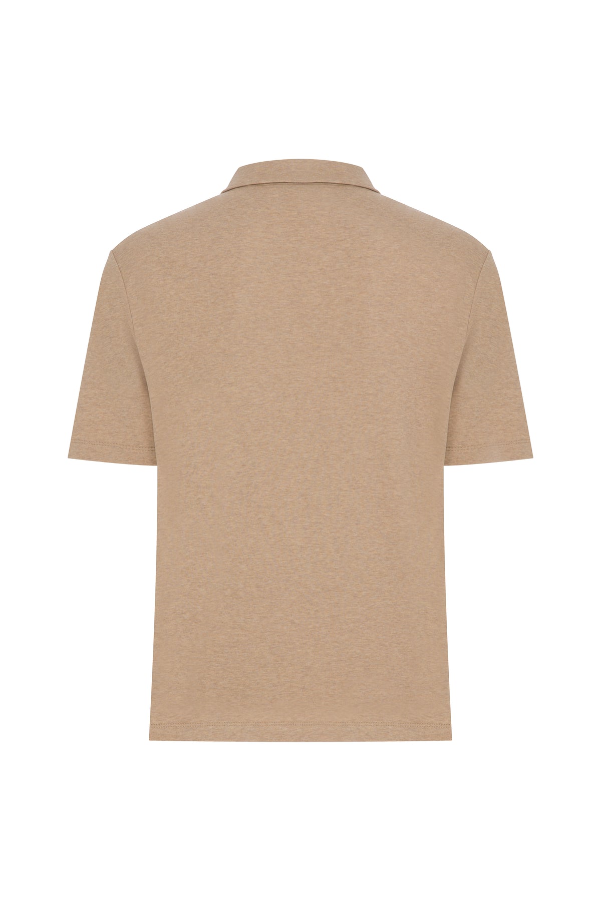 Megusta Wool Melange Fine Piquet Zip-up Polo