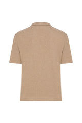 Megusta Wool Melange Fine Piquet Zip-up Polo