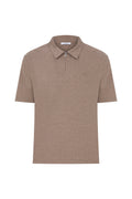Megusta Wool Melange Fine Piquet Zip-up Polo