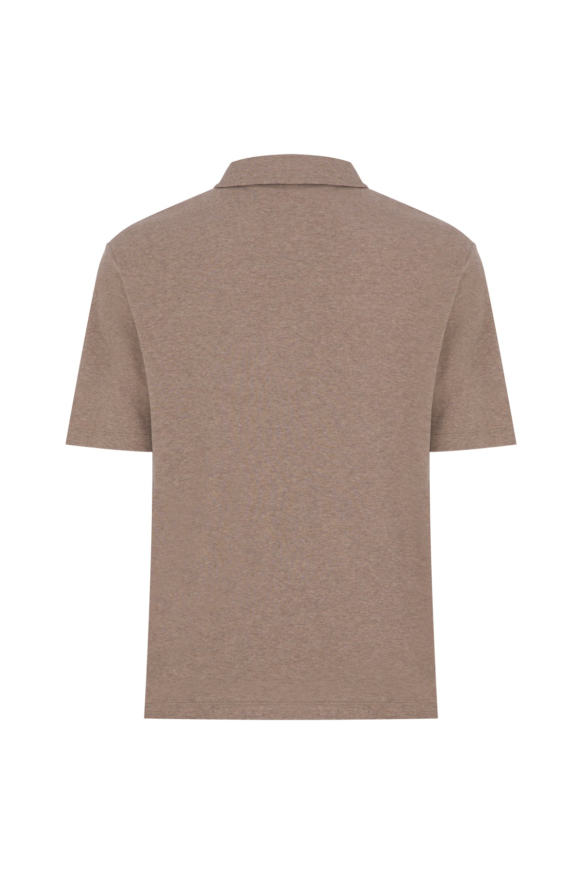 Megusta Wool Melange Fine Piquet Zip-up Polo