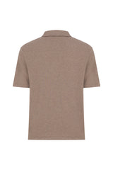 Megusta Wool Melange Fine Piquet Zip-up Polo
